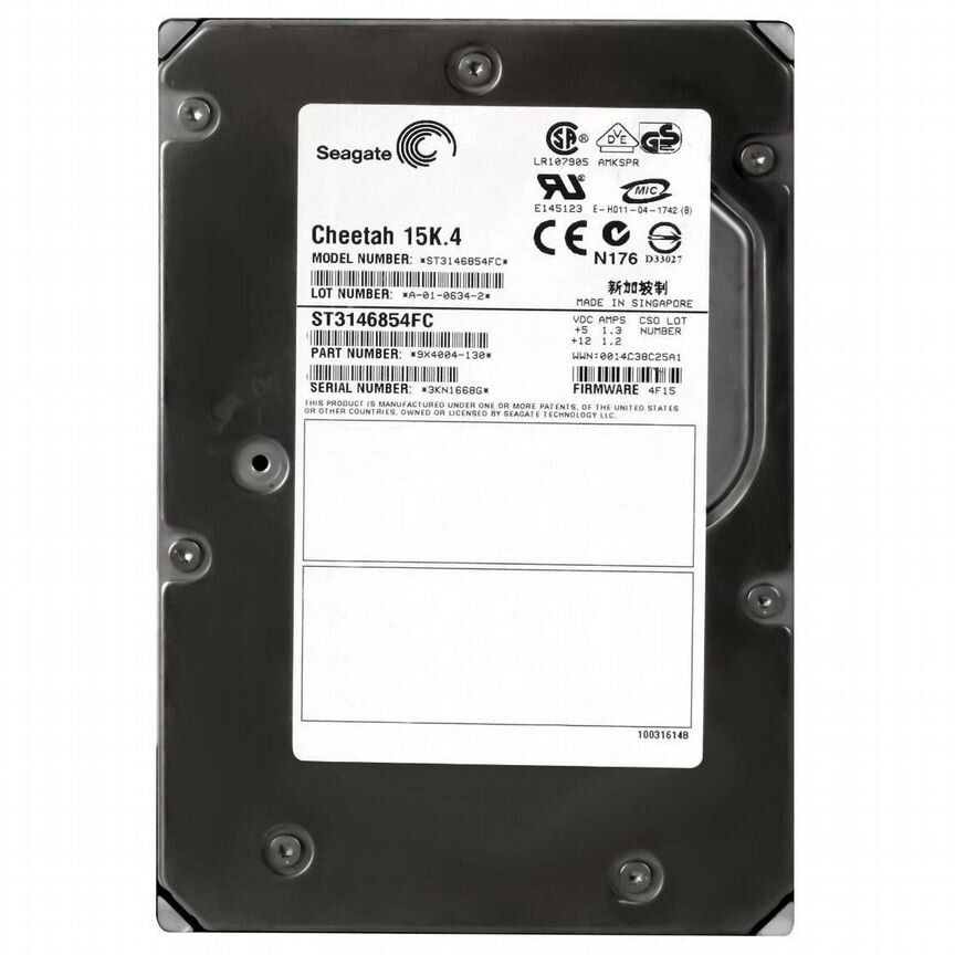 [ST3146854FC] Жесткий Диск Seagate 146gb St3146854fc