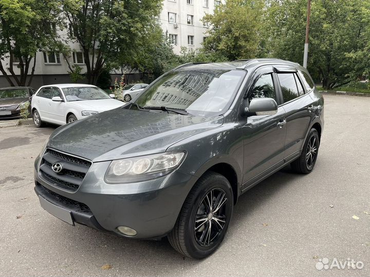 Hyundai Santa Fe 2.2 AT, 2008, 186 000 км