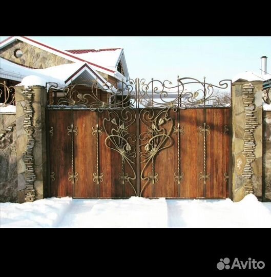 Кованые ворота