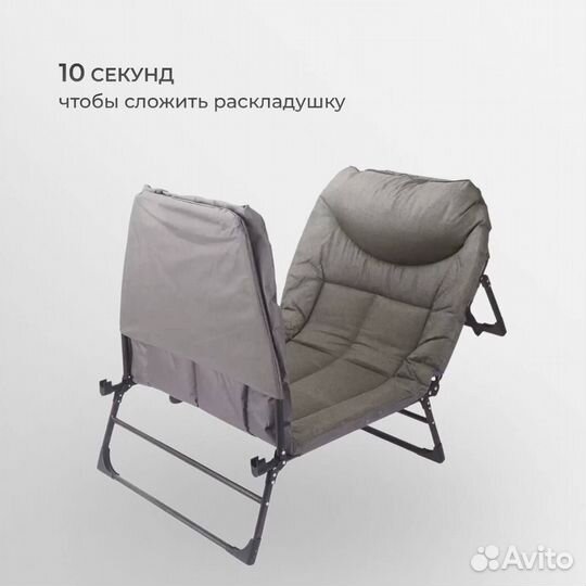 Раскладушка туристическая складная