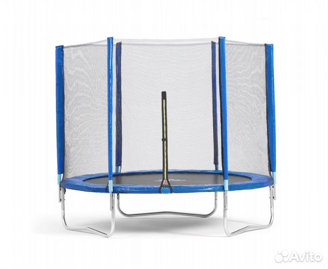 Батут DFC Trampoline Fitness с сеткой 8ft