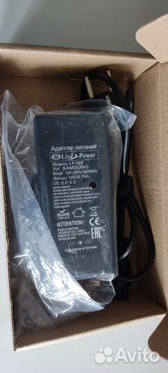 Блок питания для ноутбука samsung 19v 4.7a