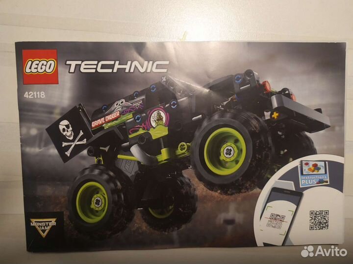 Lego Technic 42118 monster Jam grave digger