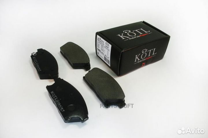 Kotl 1847KT Колодки тормозные дисковые передние к