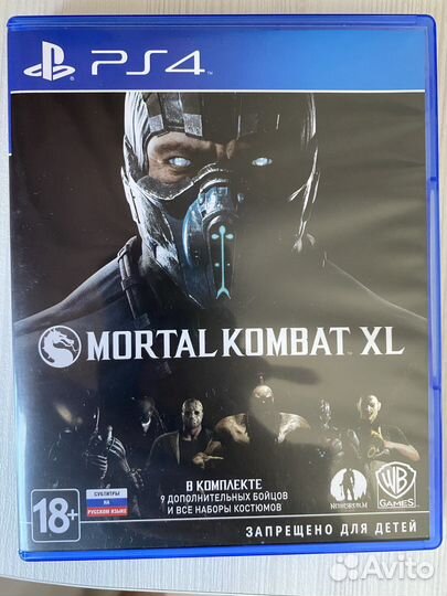 Игра Mortal Kombat XL на PS4