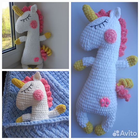 Вязаные пледы и игрушки ручной работы