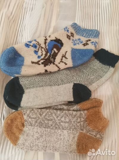 Носочки теплые, шерсть
