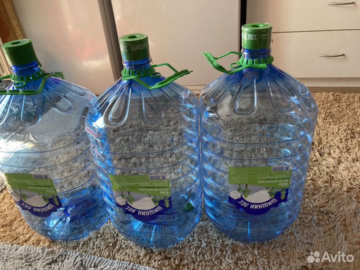 Пэт бутылка 19 литров -2 шт