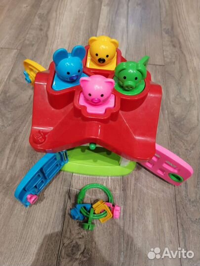 Игрушка развивающий домик сортер с ключами