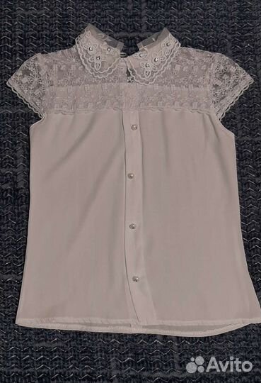 Блузка белая для девочек