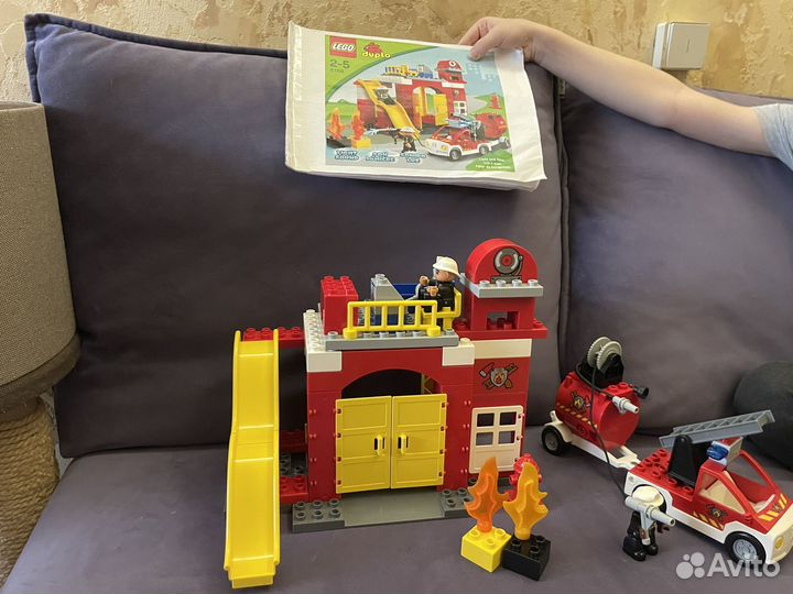 Пожарная станция lego duplo