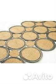 Ковер джутовый english home 90x150