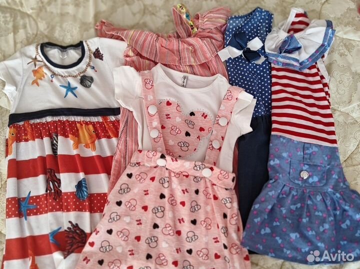 Платья пакетом для девочки 98 104
