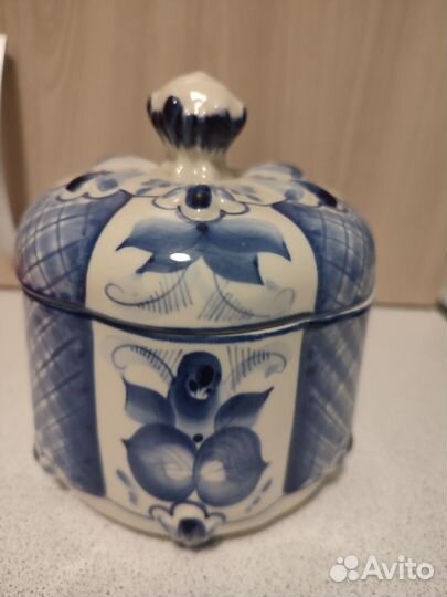 Гжель СССР посуда