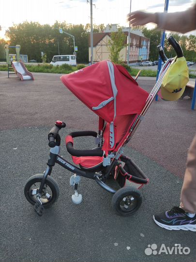 Велосипед с родительской ручкой