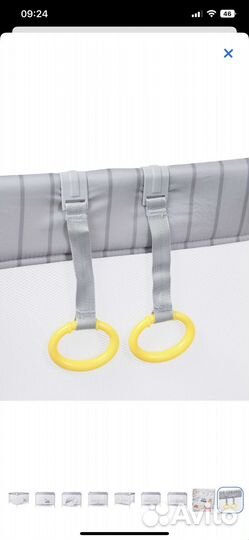 Манеж кровать детский складной большой