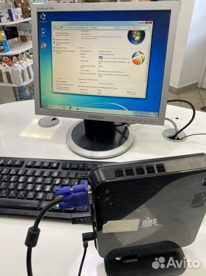 Настольный компьютер неттоп монитор