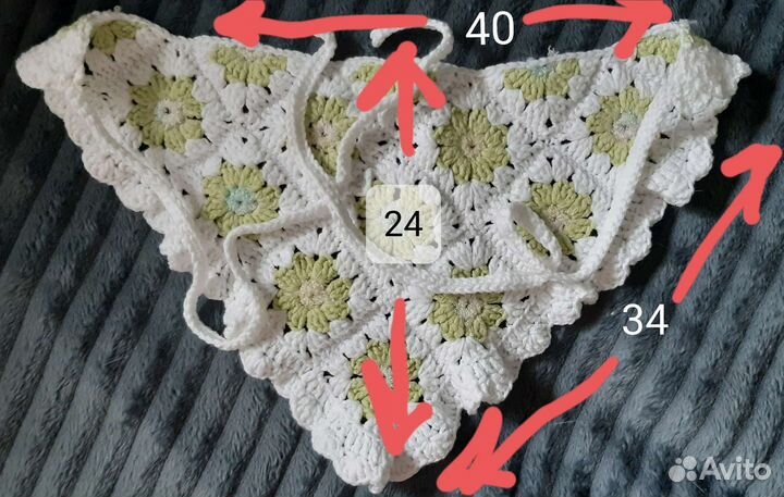 Вязаная косынка