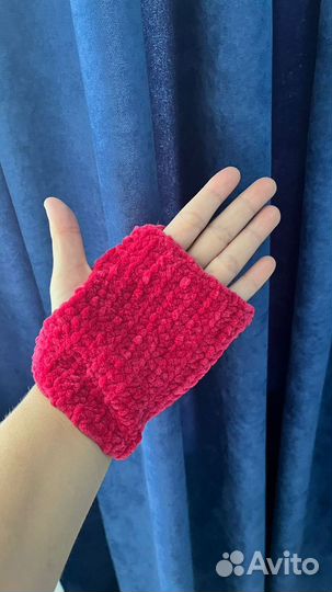 Митенки вязаные