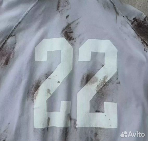 Balenciaga Polo White Dirty Zip-up Hoodie