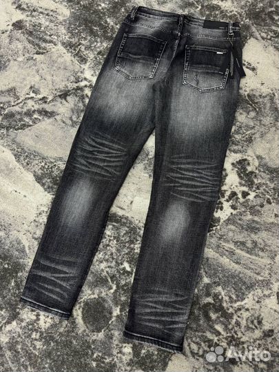 Джинсы Amiri slim fit drill