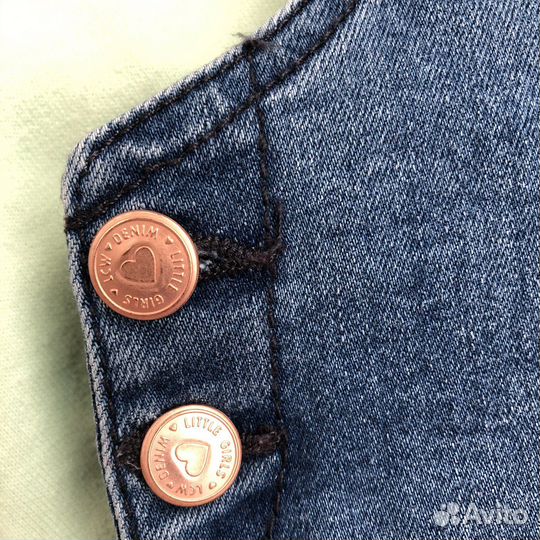 Комбинезон джинсовый и кофта