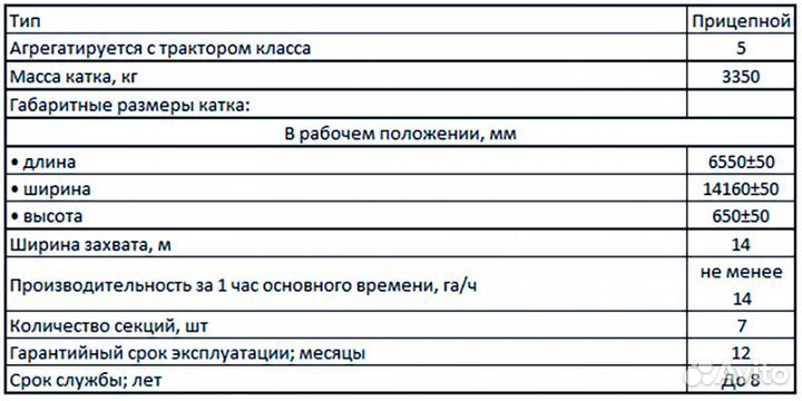 Каток СибзаводАгро 7ККШ-14У, 2023