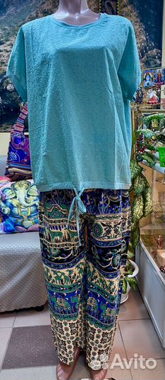 Индийский хлопковый костюм