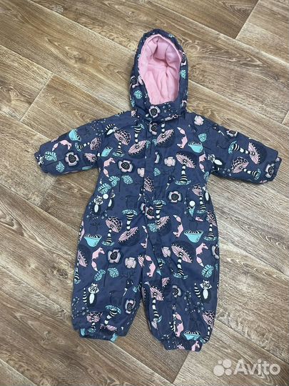 Зимний комбинезон для девочки 80