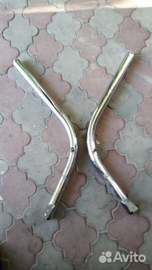 Продам никелированные поручни для мебели лестницы