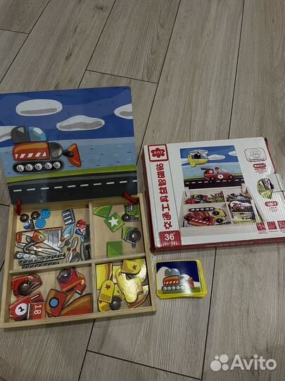 Развивающий набор для рисования/ собирания, пазл