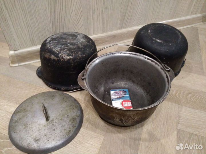 Казан, сковородка, фляжка