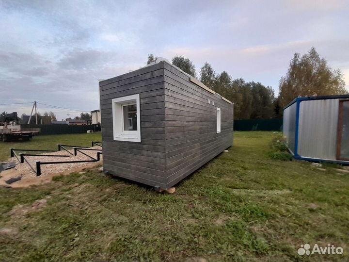 Теплый деревянный дом