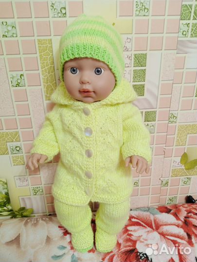 Вязаная одежда для пупсов