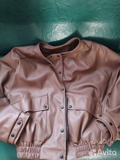 Костюм кожаный весна-осень