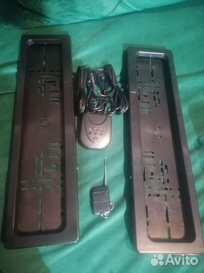 Рамка для гос номера с парктроником