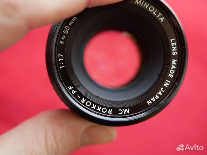 Minolta MC rokkor PF 50mm f1,7 шикарный полтинник