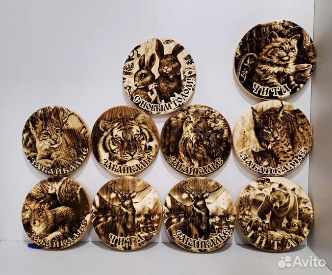 Доска разделочная из кедра новая