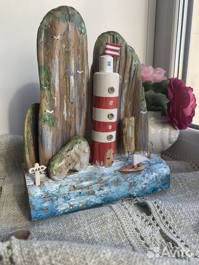 Дрифтвуд настольная композиция/панно/ключница