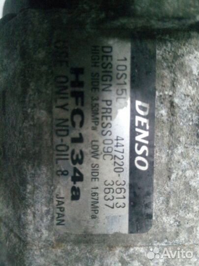 Компрессор кондиционера Toyota Celica ZZT230