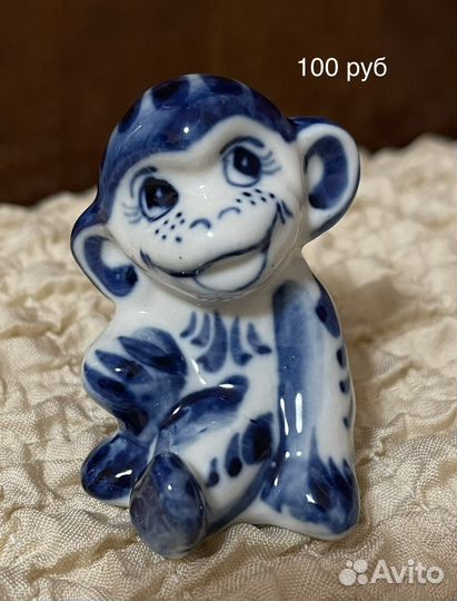 Гжель. Фигурки-статуэтки, сувениры