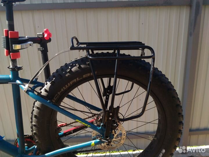 Велосипед фетбайк, моторколесо, багажник на фэт