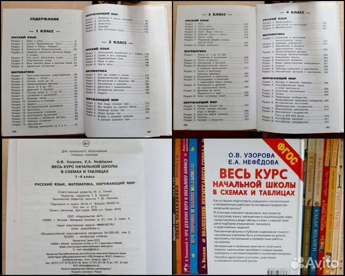 Весь курс начальной школы. Внеклассное чтение