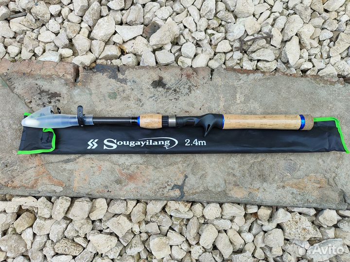 Спиннинг Sougayilang 2,4 м телескоп