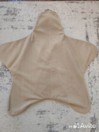 Флисовая звёздочка-конверт для новорождённых