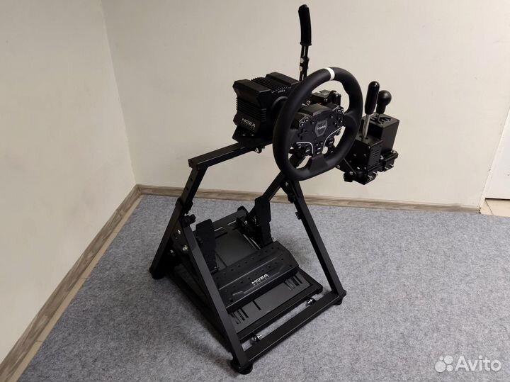 Кокпит/Стойка для игрового руля + коробка передач