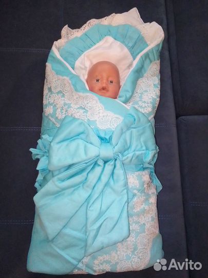 Конверт на выписку для мальчика зима