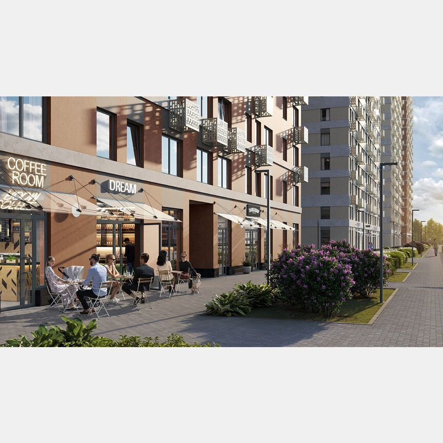 1-к. квартира, 35,2 м², 4/23 эт.