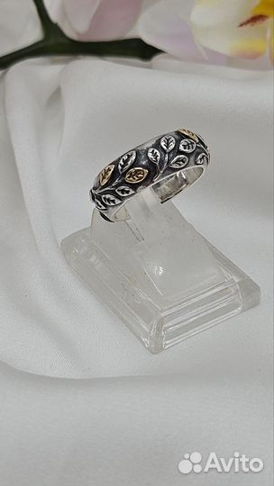 Редкое кольцо Pandpra Дерево жизни р17.45 оригинал