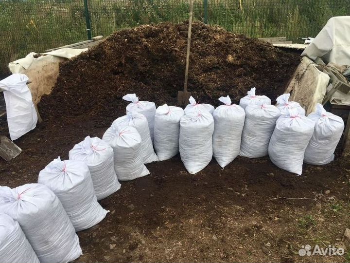 Коровий навоз и перегной. Чернозем. Грунт